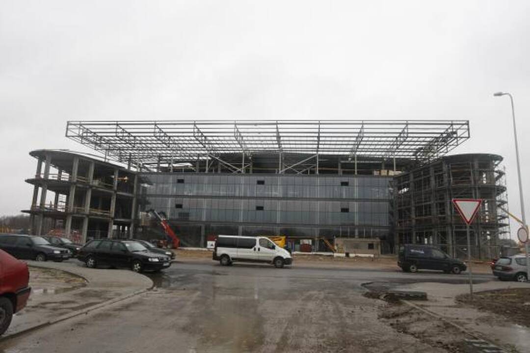 Klaipėdos arena: jau atlikta pusė darbų