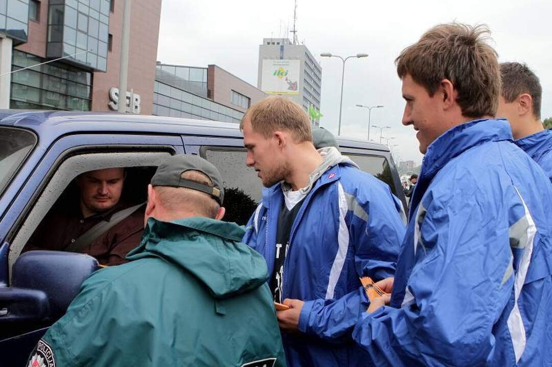 Neptūno“ krepšininkai išaiškino išgėrusią vairuotoją