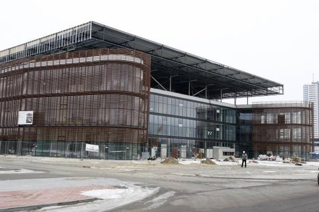 „Švyturio arena“ Klaipėdoje nebus užbaigta laiku