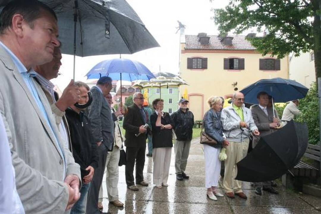Klaipėdoje pradėtas statyti paminklas Lietuvos tūkstantmečiui