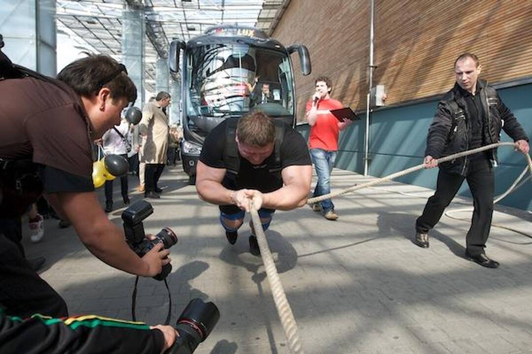 Ž.Savickas pasiekė traukimo rekordą
