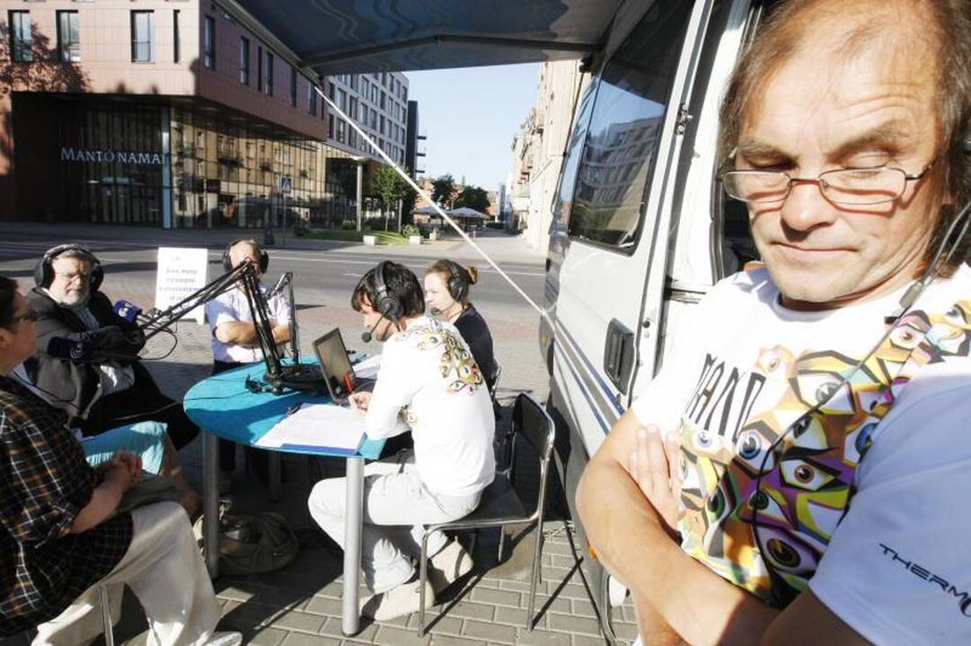 Radijo laida „Ryto garsai“ iš Klaipėdos kalbėjo visai Lietuvai 