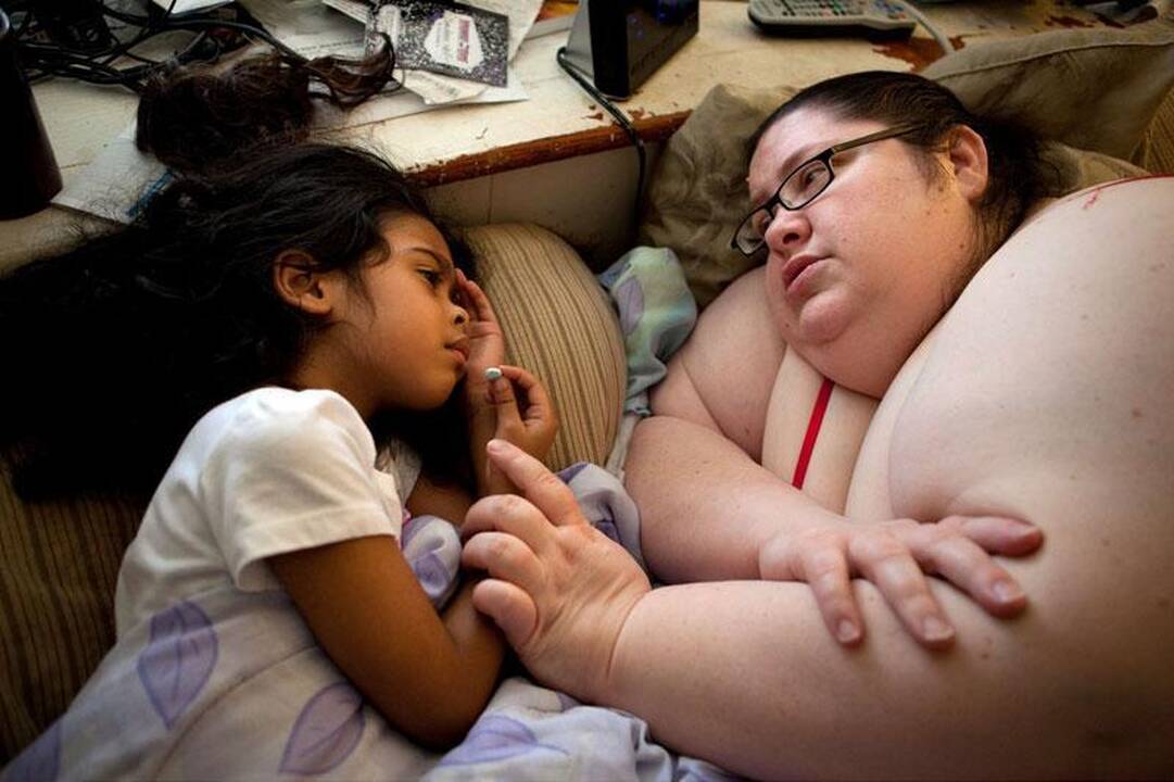 Sunkiausia pasaulyje mama nusprendė laikytis dietos