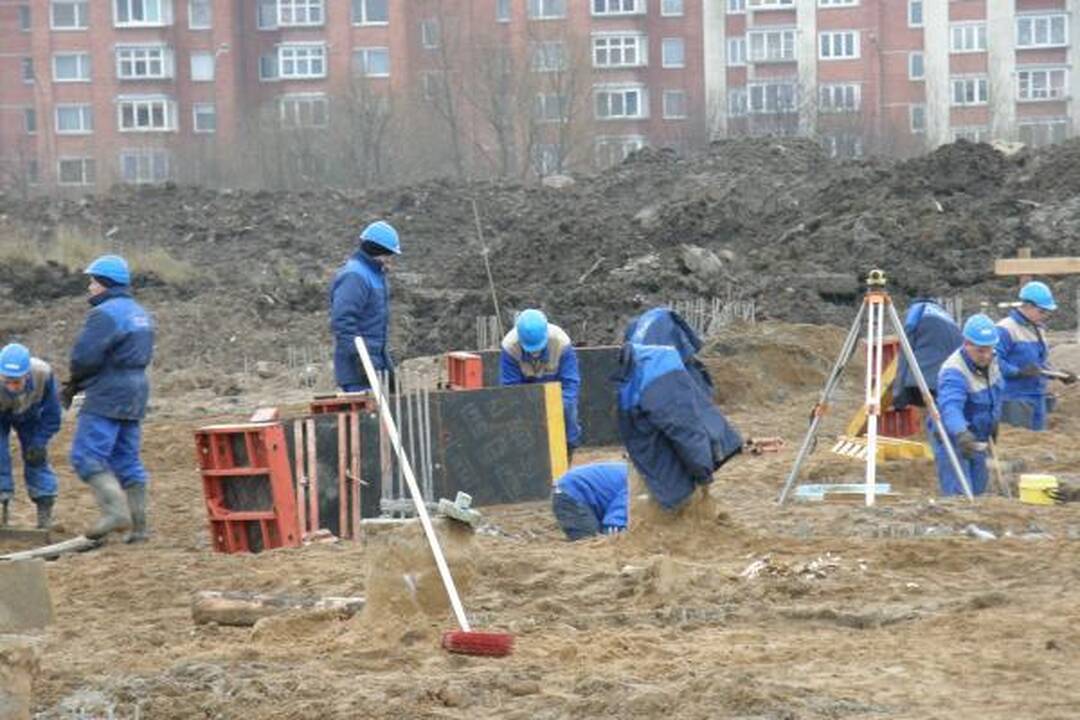 Statybininkai padėjo Klaipėdos merui 