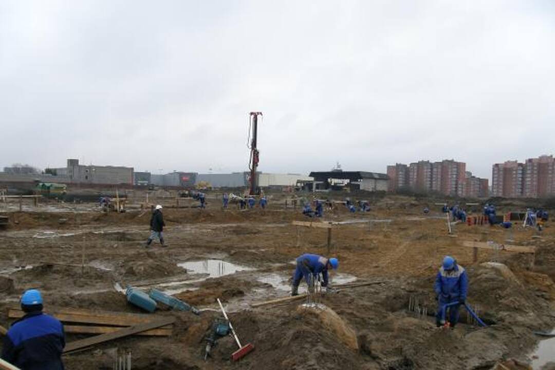 Statybininkai padėjo Klaipėdos merui 