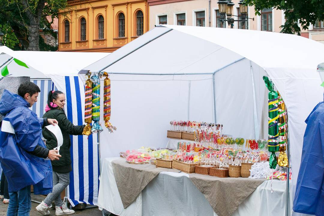 Maisto festivalis "Skanaus" lietingą šeštadienį