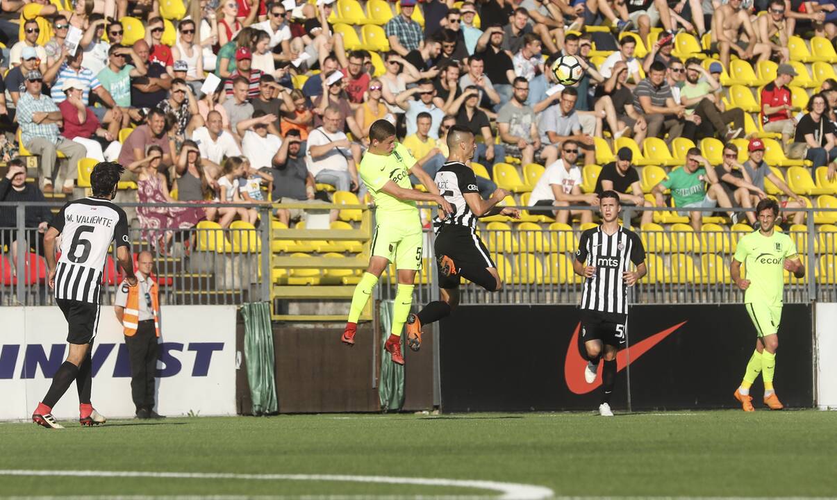 UEFA Europos lygos atranka: „Trakai“ - „Partizan“ 1:1