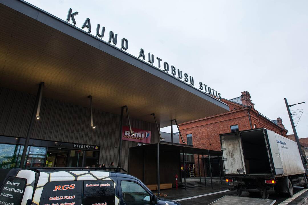 Kauno autobusų stoties atidarymas