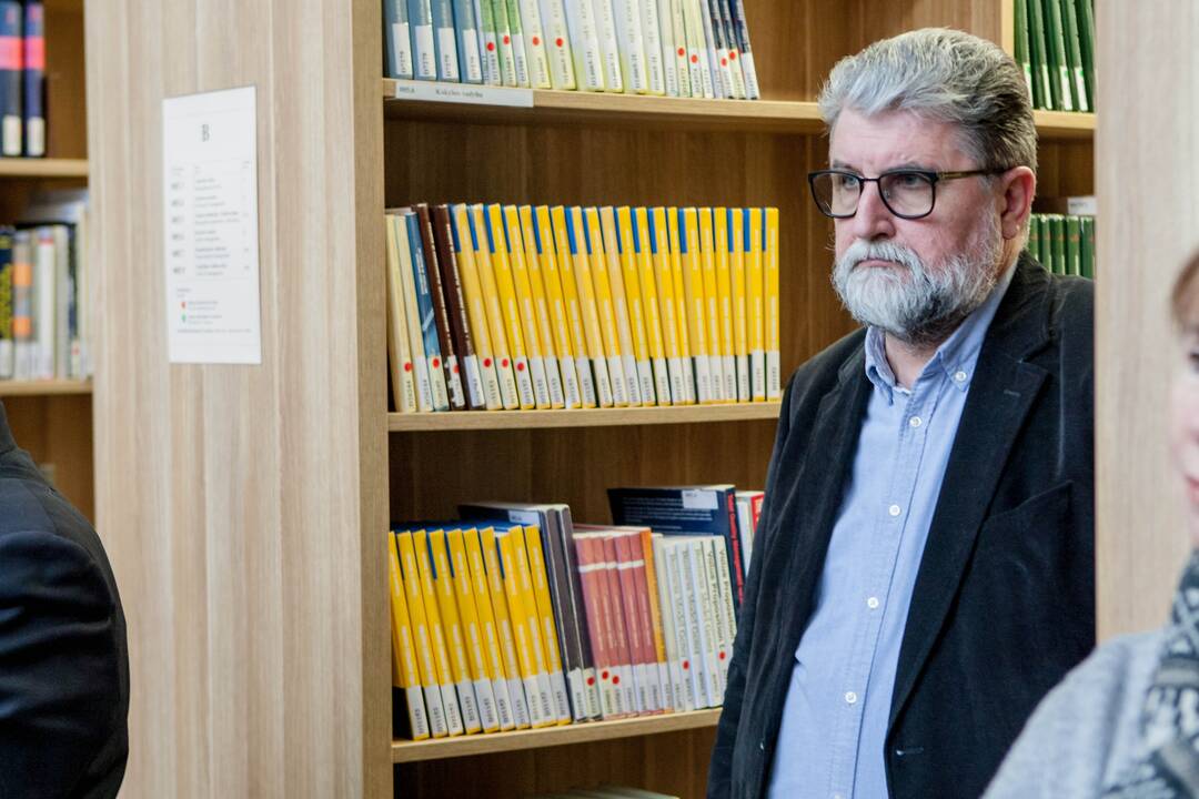 VDU bibliotekai suteiktas Leonido Donskio vardas