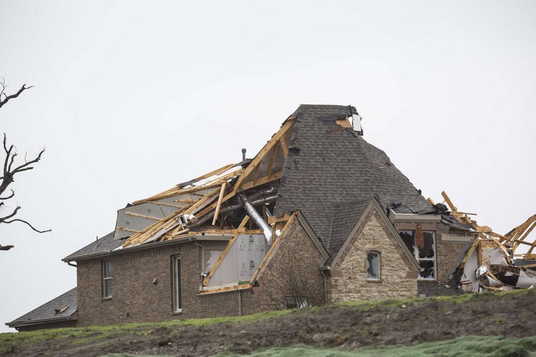 Teksaso valstijoje siautėjo tornadai