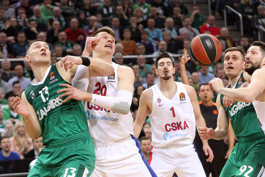 Eurolyga: „Žalgiris“ – CSKA 85:73
