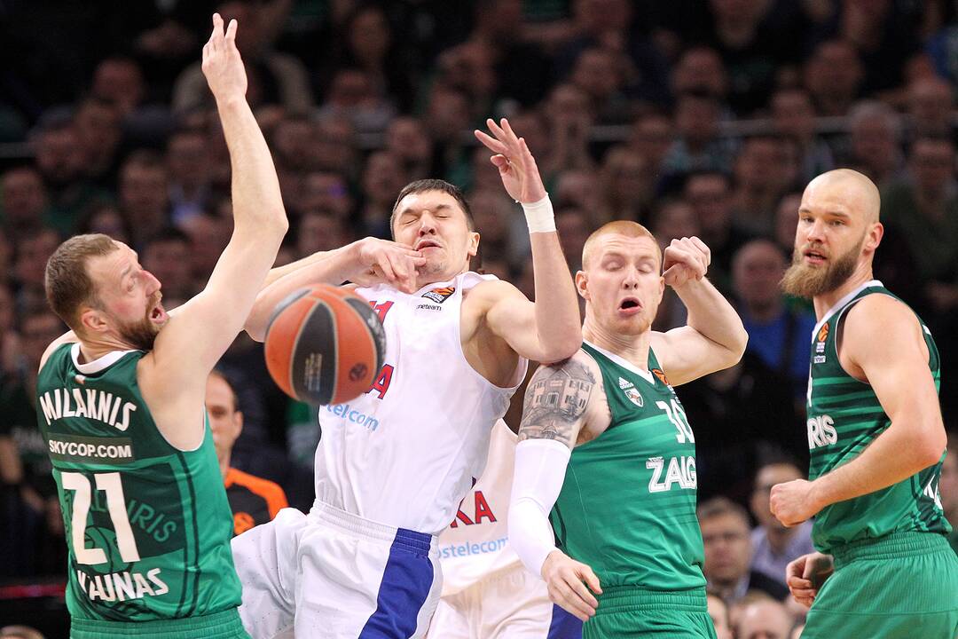 Eurolyga: „Žalgiris“ – CSKA 85:73