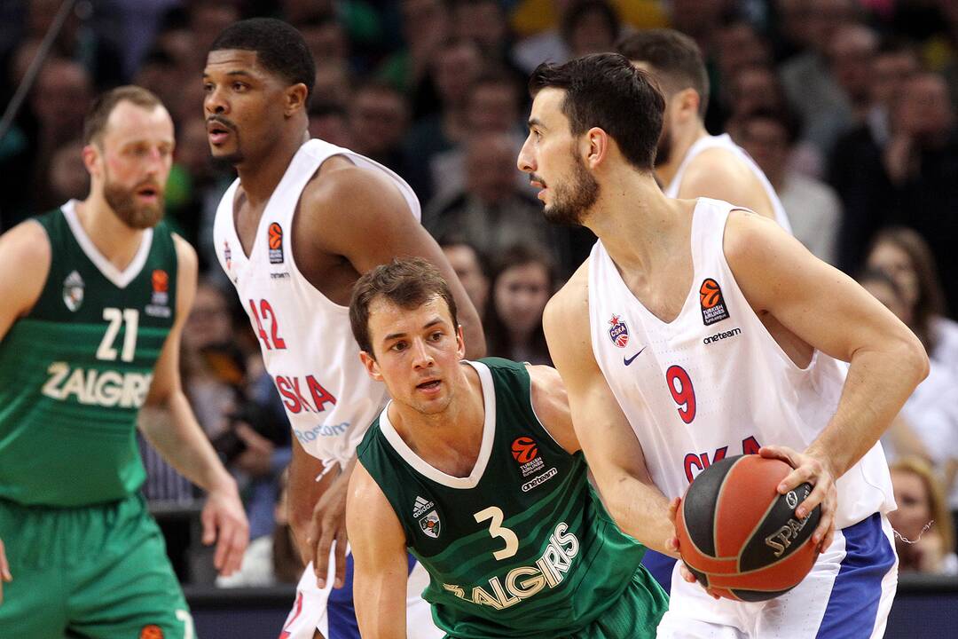 Eurolyga: „Žalgiris“ – CSKA 85:73