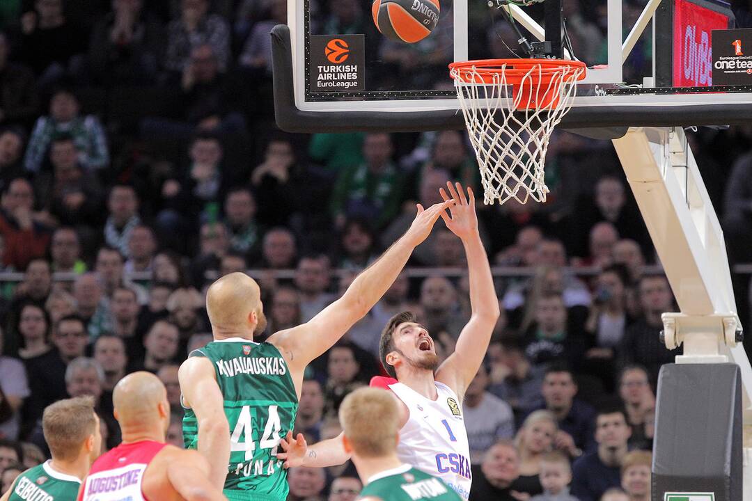 Eurolyga: „Žalgiris“ – Maskvos CSKA 79:74