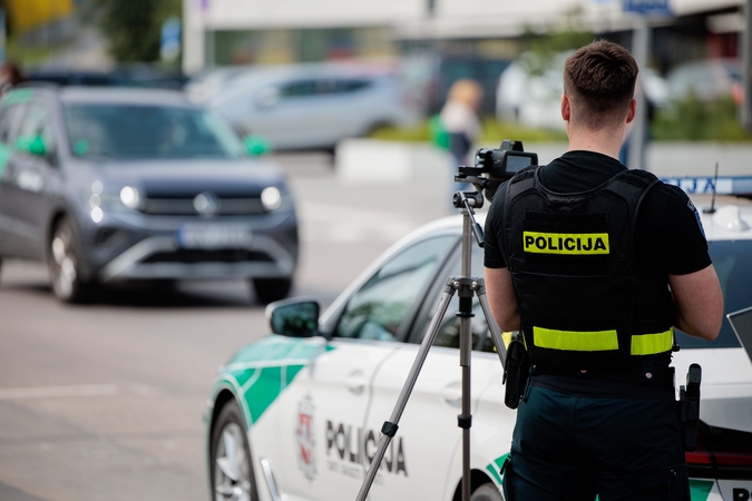 Kauno policijos reidai: nustatė daugiau nei 900 greičio viršijimo atvejų