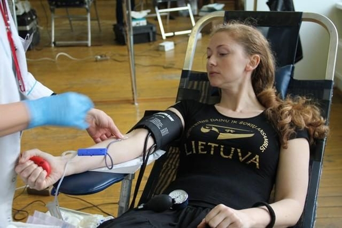 Ansamblyje „Lietuva“ – kraujo donorystės diena