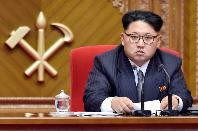 Kim Jong-Unas tapo valdančiosios partijos pirmininku