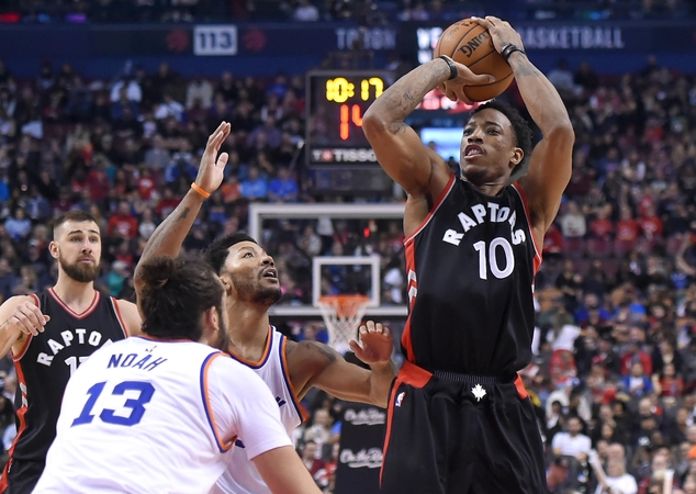 J. Valančiūno ir M. Kuzminsko komandų akistatą laimėjo „Raptors“