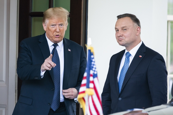 Donaldas Trumpas ir Andrzejus Duda
