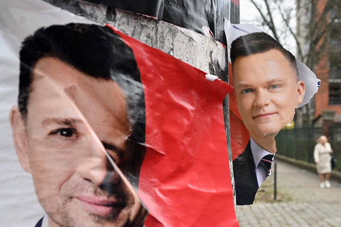 Apklausa: ryškėja trys realiausi kandidatai į Lenkijos prezidento postą