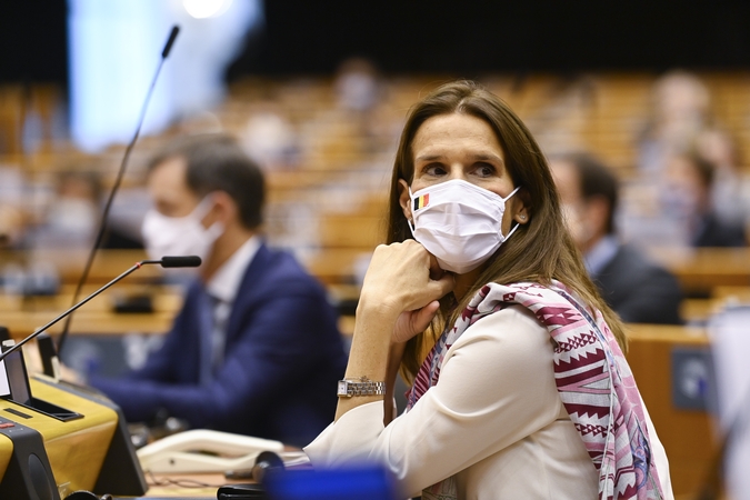 Belgijos URM vadovė dėl COVID-19 atsidūrė intensyvios terapijos skyriuje