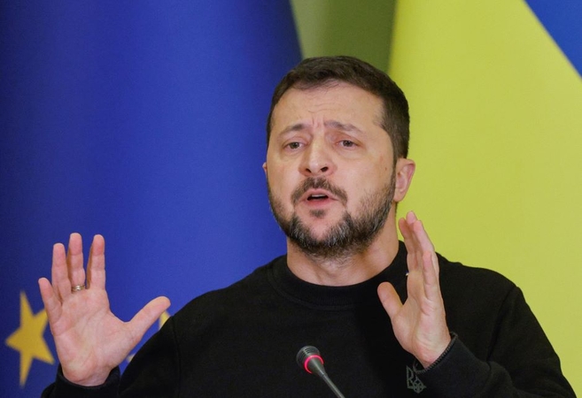 Parlamentaras: V. Zelenskis priėmė sprendimą surengti prezidento rinkimus 2024 m.