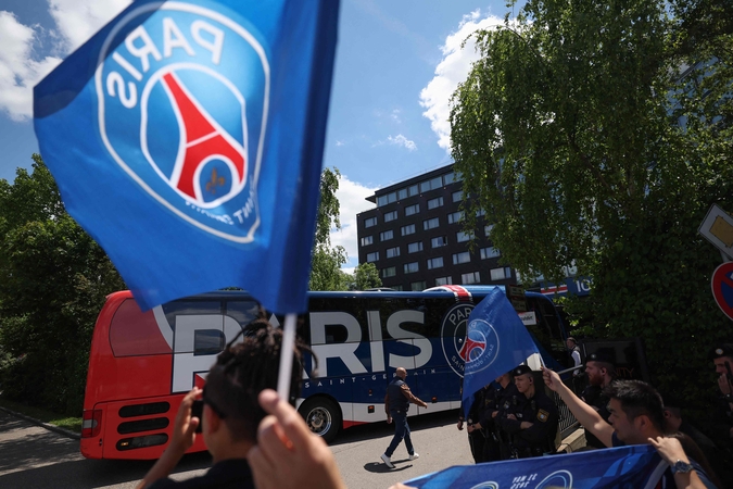 Paryžius per UEFA Čempionų lygos finalo rungtynes dislokuos dideles policijos pajėgas