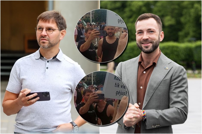 Už Raskevičiaus bučinį Kandrotas-Celofanas sieks prisiteisti 1 mln. eurų
