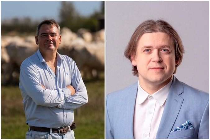 Iš kairės: Mindaugas Maciulevičius, K. Kupšys.