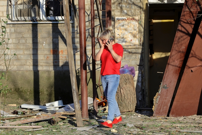 Ukraina: Donbaso fronte Rusija užėmė Toškivkos kaimą