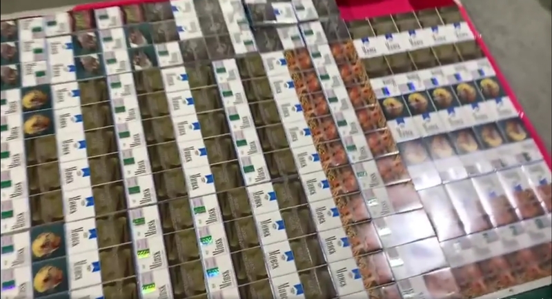 Baltarusiškų cigarečių kontrabandą aptiko žaidimų staluose