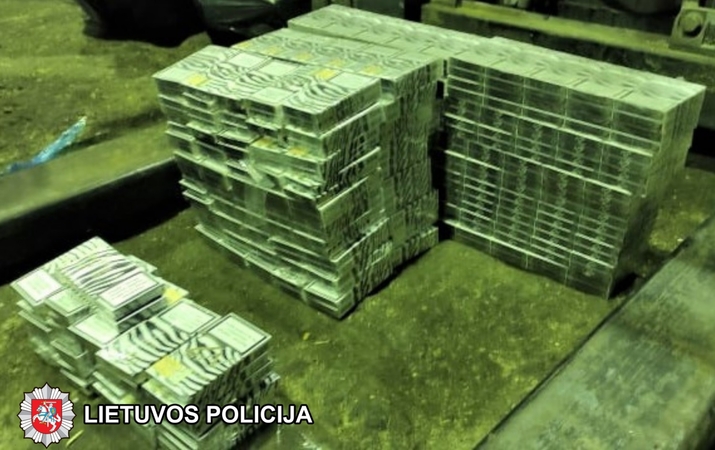 Marijampolėje sulaikė įspūdingą kiekį kontrabandinių cigarečių, jų vertė – per 94 tūkst. eurų