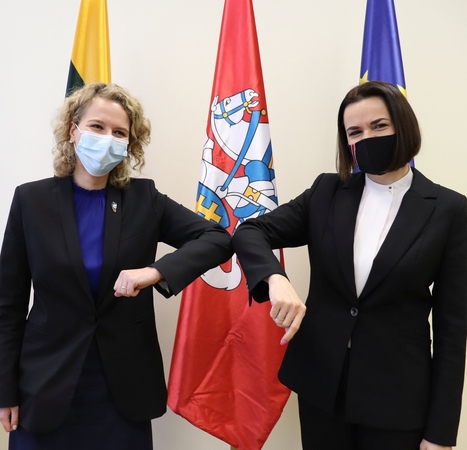 S. Cichanouskaja prašo ES sankcijų Baltarusijos režimo įmonėms