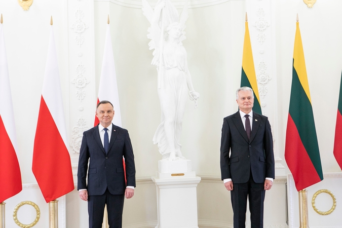 G. Nausėda: Lietuvos ir Lenkijos vieningumas karo kontekste yra stiprybė visam regionui