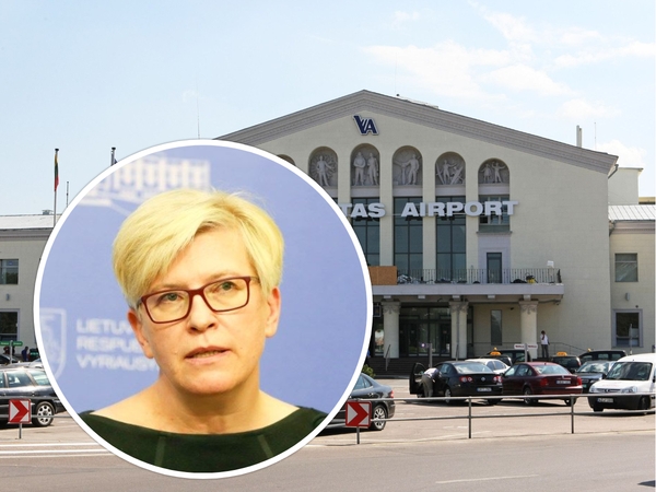 Premjerė abejoja, ar racionalu išsaugoti senąjį Vilniaus oro uosto pastatą