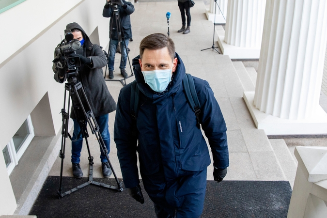 Prezidentas susitinka su energetikos ministru D. Kreiviu