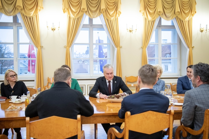 G. Nausėda susitiko su Europos miestų vadovais: aptarė paramą Ukrainai