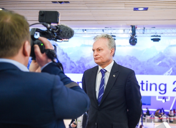 G. Nausėda tikisi Europos lyderių ryžtingumo atsakant į Rusijos grėsmę