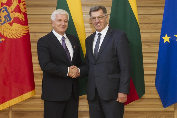 Lietuvos politikai remia Juodkalnijos siekį tapti ES nare