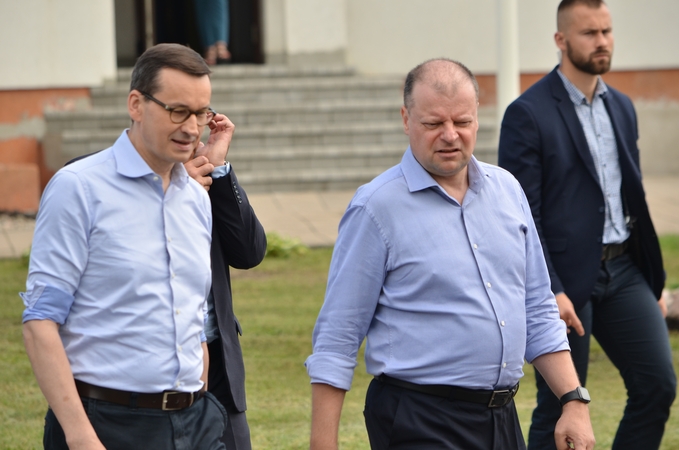 Dalyvaujant premjerams, Lietuva ir Lenkija atvėrė sienas viena kitai