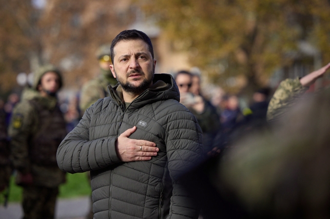 Laisvės premiją siūloma skirti Ukrainos prezidentui V. Zelenskiui