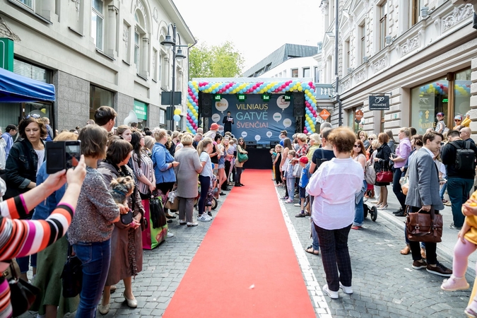 Rekonstruotos Vilniaus gatvės šventėje pasiektas rekordas!