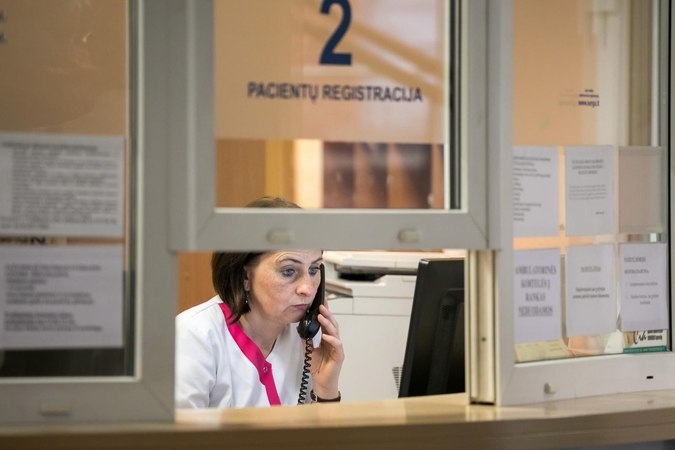 Gripo epidemijos metu pailgintas sostinės poliklinikų darbo laikas
