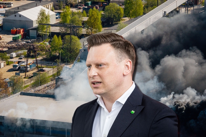 Dėl gaisro „Energesman“ atliekų tvarkymo gamykloje bus skelbiama lokali ekstremali padėtis