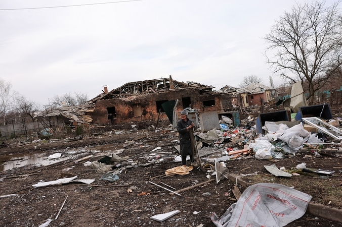 Rytų Ukrainoje per masinį išpuolį žuvo šeši žmonės