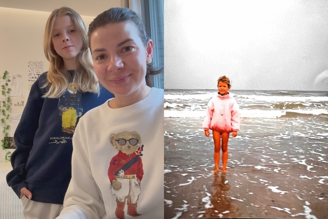 Karolina Liukaitytė parodė 11-metę dukrą