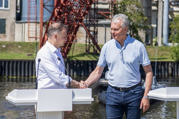 Andrzejus Duda ir Gitanas Nausėda