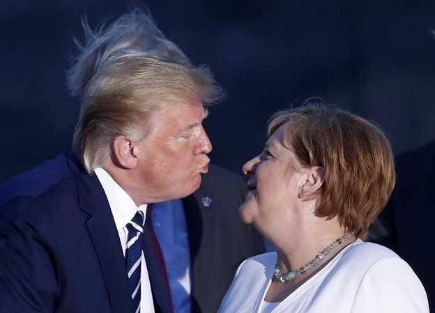 A. Merkel ir D. Trumpas