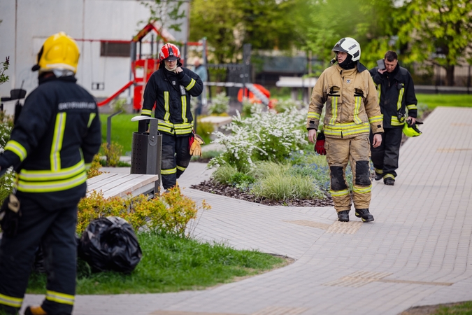 Ugniagesiai skubėjo gelbėti keturkojų