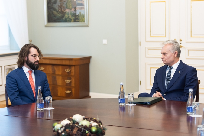 Prezidentas susitiko su kandidatu į aplinkos ministrus Poderskiu